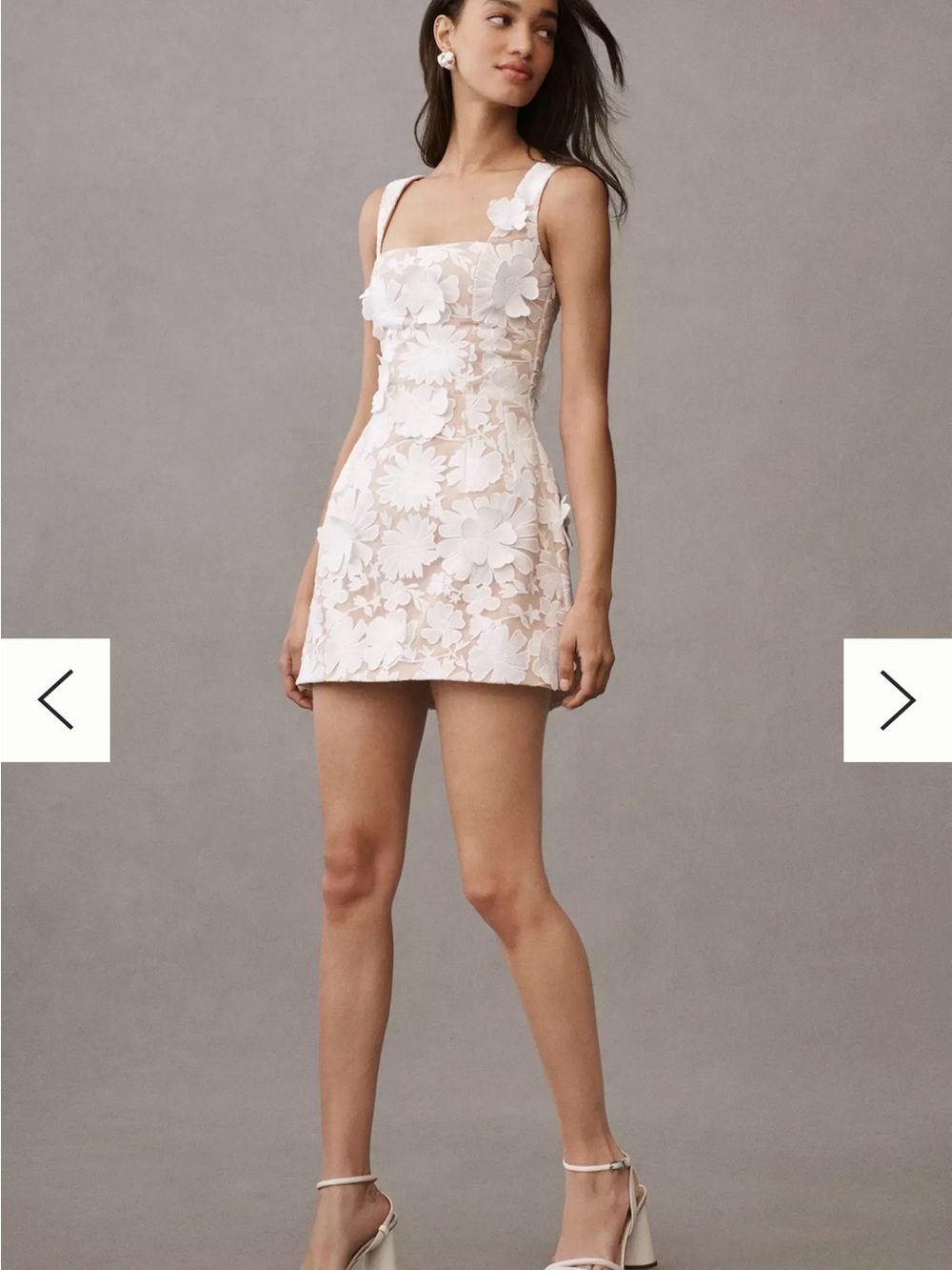 Helsi Belen Sleeveless Square-Neck Mini Dress | Anthropologie NWT